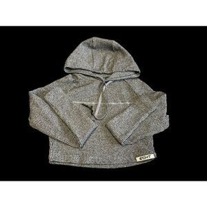 ECHT heathered Hoodie Large Crop L